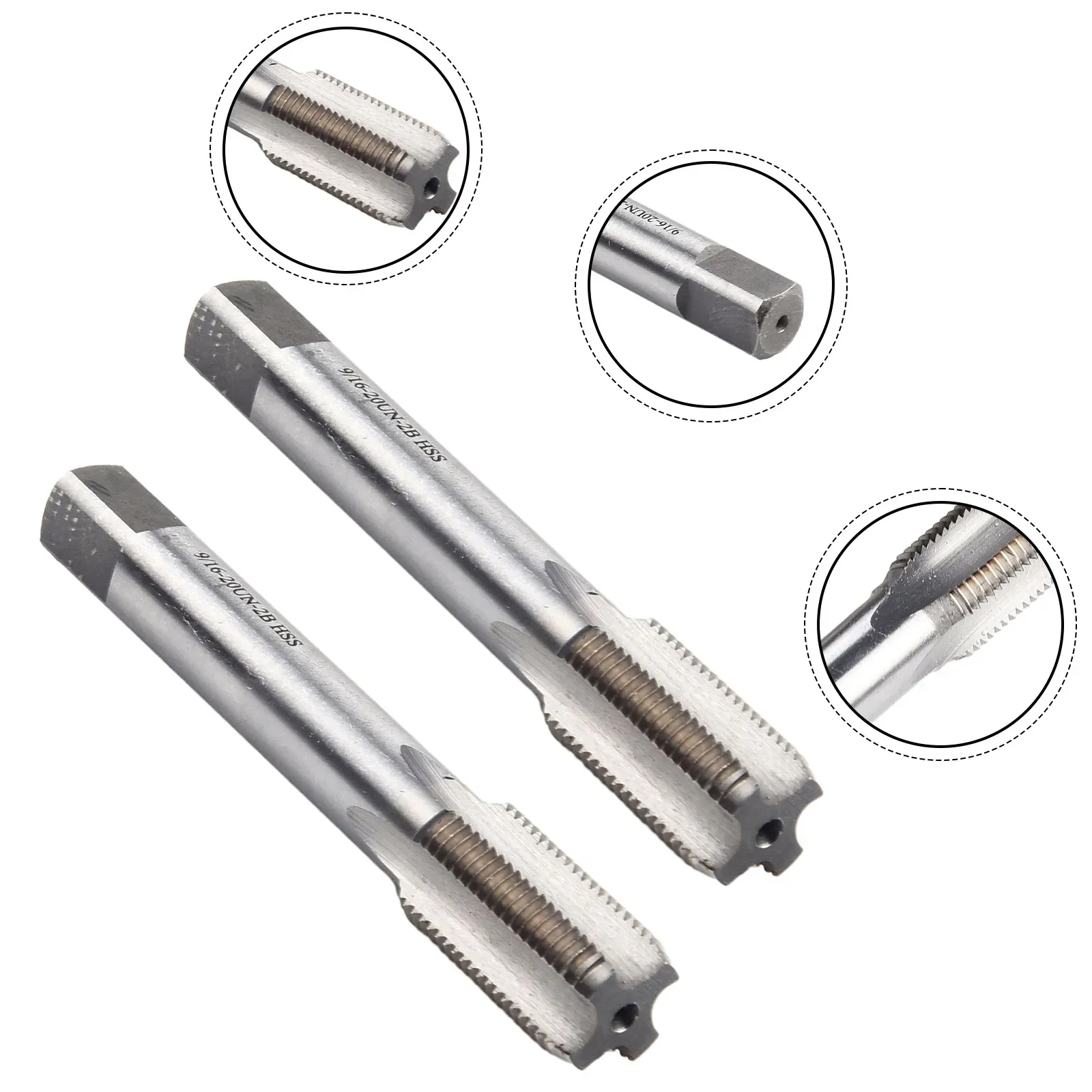 1/2 Pcs Tap Left/Right Hand Thread 9/16inchx 20 (Cycle) Crank Pedal Tap HSS For Screw Extractor Hand Tools Parts