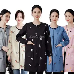 2025 Dog Grooming Uniform Pet Groomer Waterproof Gown Hairdressing Work Clothes Beauty Salon Robe Hairdresser Uniforms Women Men
