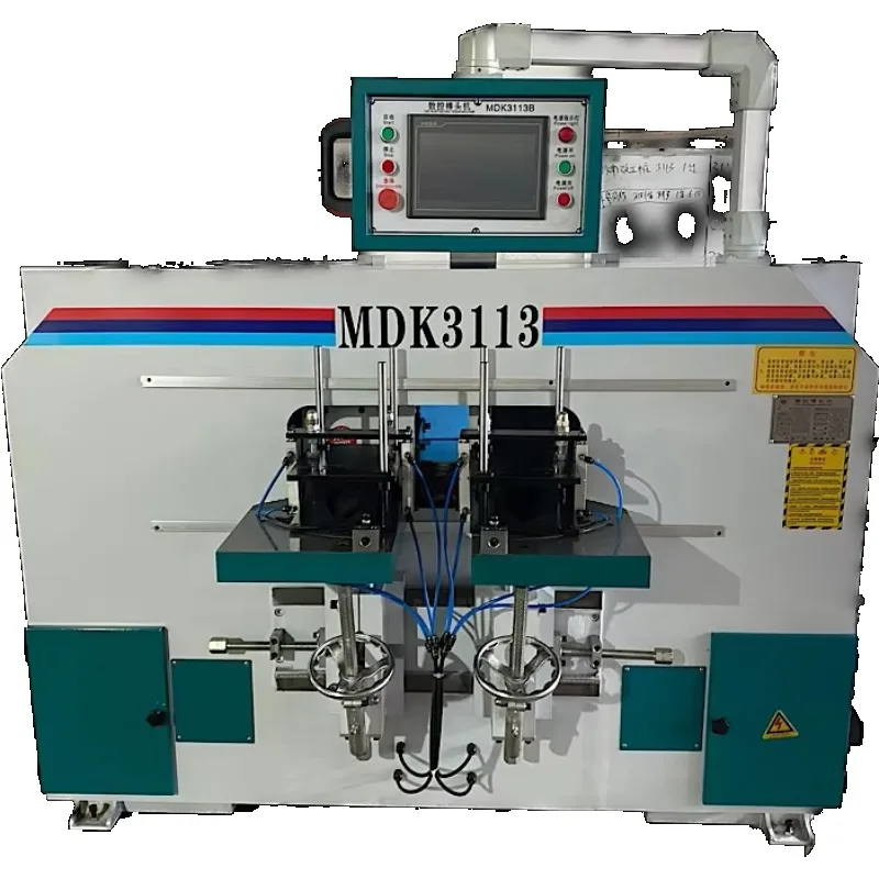Dual Work Table  Wood Tenoner Machine Automation Double Work Table Tenon Lathe
