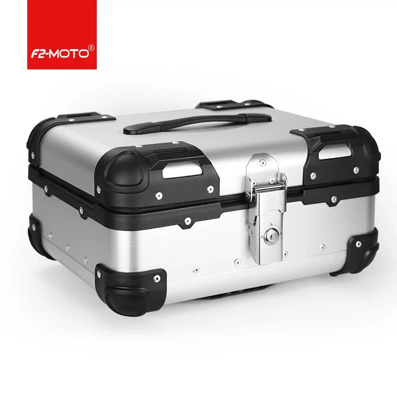 

Factory Hot Selling 22L-R Silver F2 - MOTO Alu Motorbike Tail Box Motorcycles Top Boxes Moto Top Case