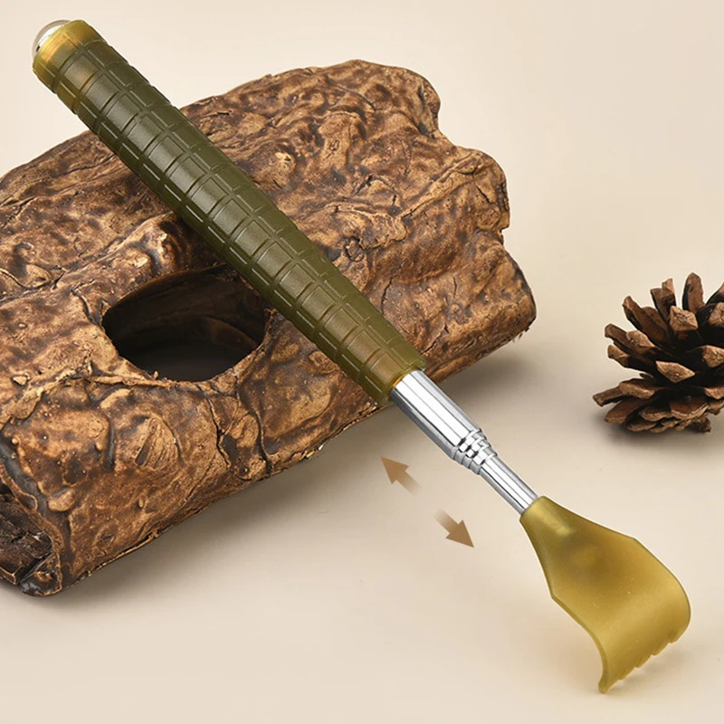 1 Pc Extendable Hackle Back Scratcher Telescopic Scratching Backscratcher Massager Back Scraper