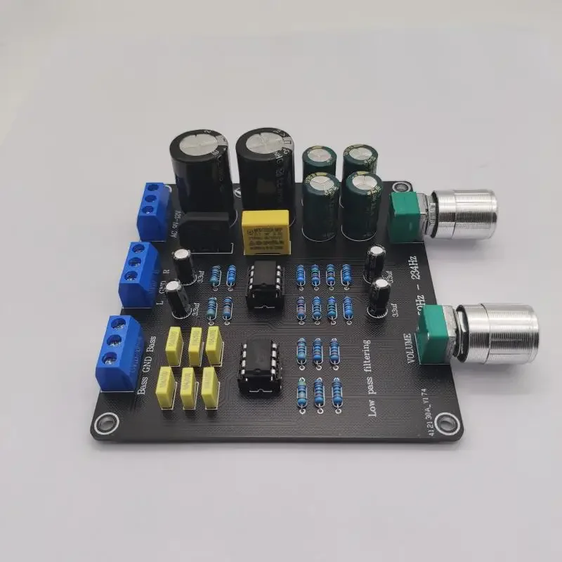 NE5532 Low-pass Filter Heavy Bass Crossover Continuously Adjustable AC12V