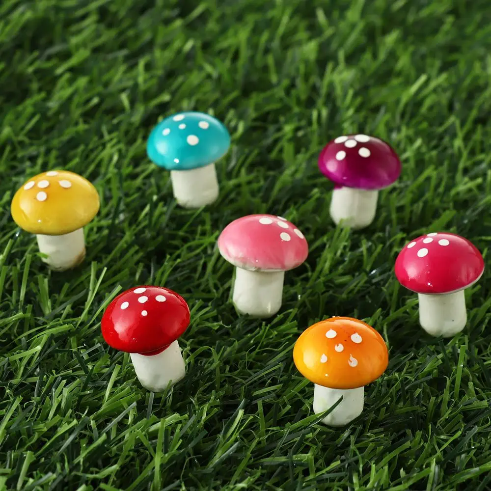 Gift Moss Decoration Stakes Artificial Foam Mini Mushroom Potted Plants Decor Miniature Figurine