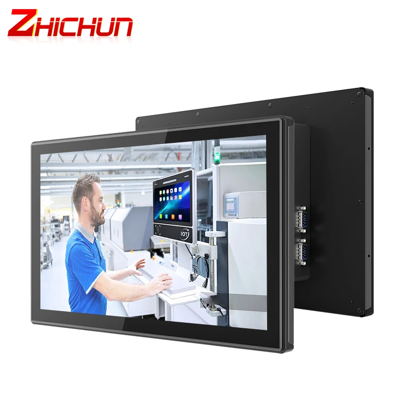 ZHICHUN S Open Frame Touch Monitor 2K 1080P 19 Inch Wide LCD Screen PC Monitor Industrial Laser Machine Touch Display