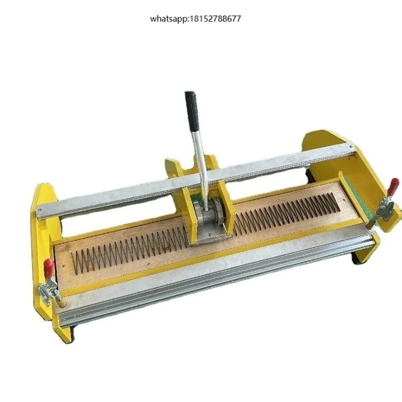 Manual  Conveyor Belt -shaped Tooth Punching Machine