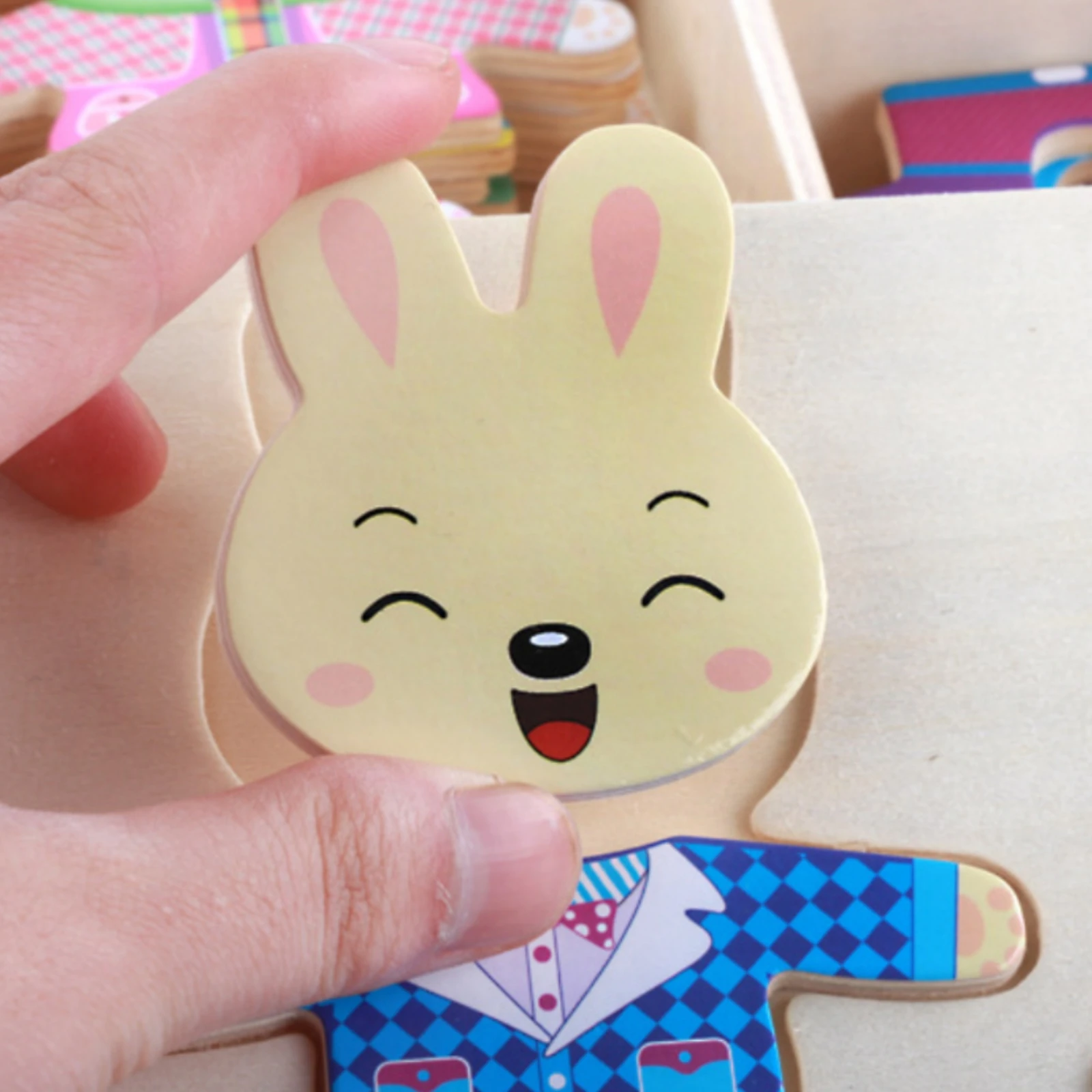 puzzle-en-bois-a-habiller-avec-plateau-de-rangement-puzzle-a-habiller-le-lapin-a-assortir-jouet-educatif-d'apprentissage-et-d'association-reconnaissance-des-couleurs