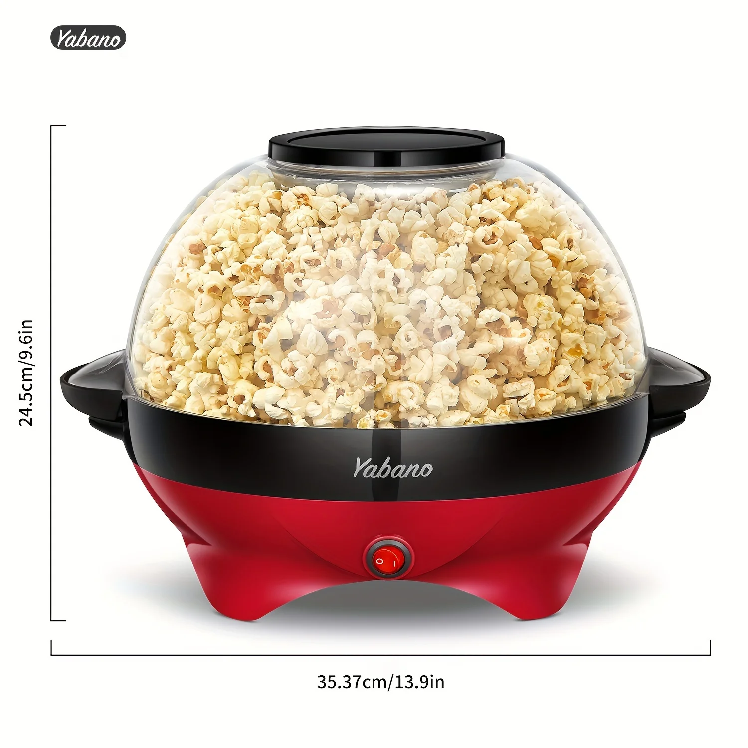 electric stirring plate Popcorn Maker Machine Nonstick Quick Heat Technology cool touch plate stirring handlesכלי להכנת פופקור