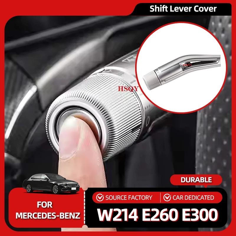 

Interior Mouldings ABS Wiper Shift Lever Cruise Covers Frame Stickers Kit Trim For Mercedes Benz E Class w214 E260 E300 2024 202