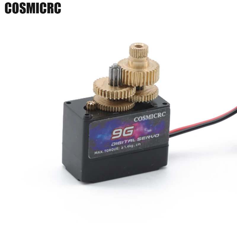 COSMICRC Digitale Servo 1/4PCS 9g Metal Gear Micro Servo's 4.8V ~ 6VDC Motor voor RC vliegtuig Robot Boot Vliegtuig Speelgoed Onderdelen