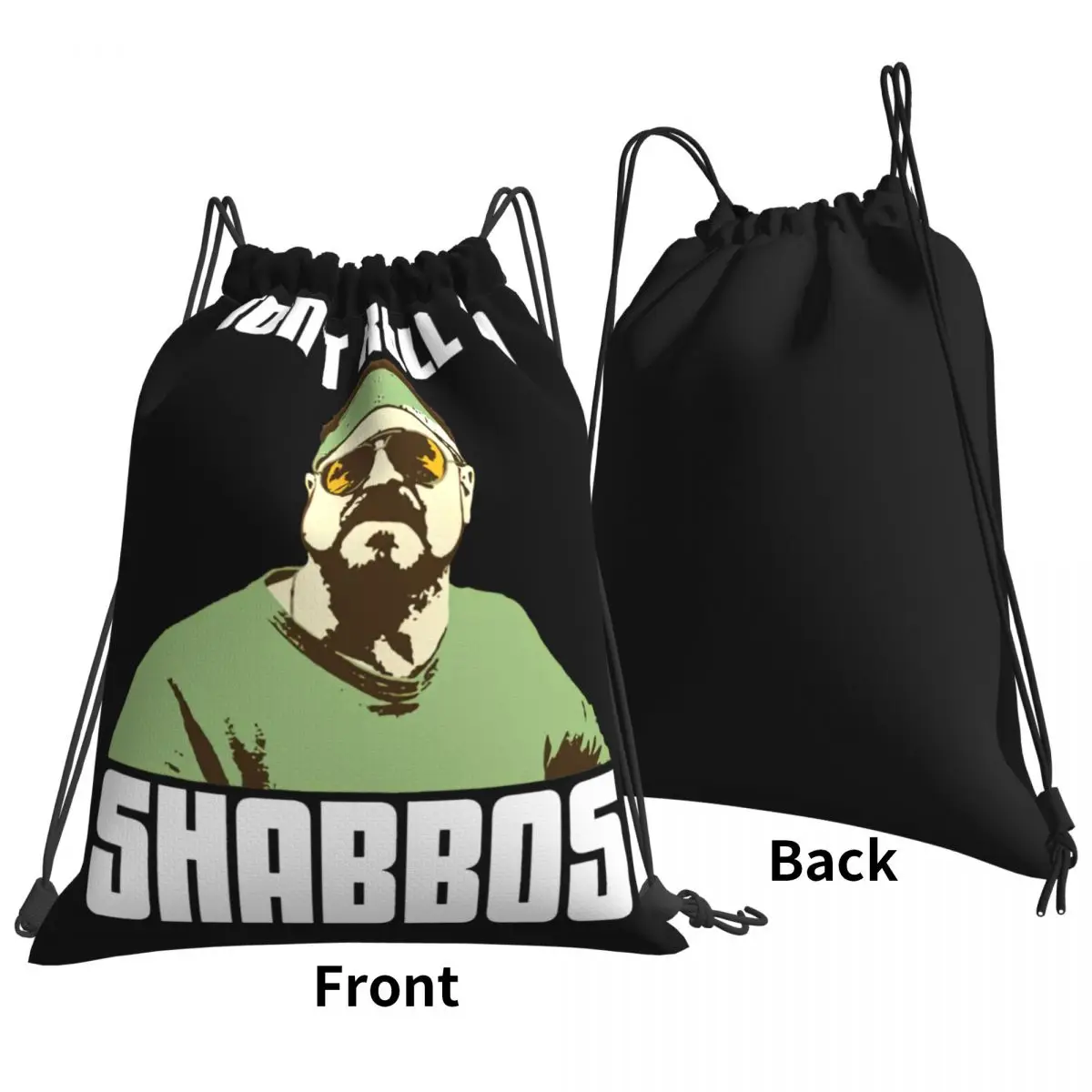 I Don'T Roll On Shabbos Walter The Big Lebowski Drawstring Bags Gym Bag Newest Clothes Backpacks