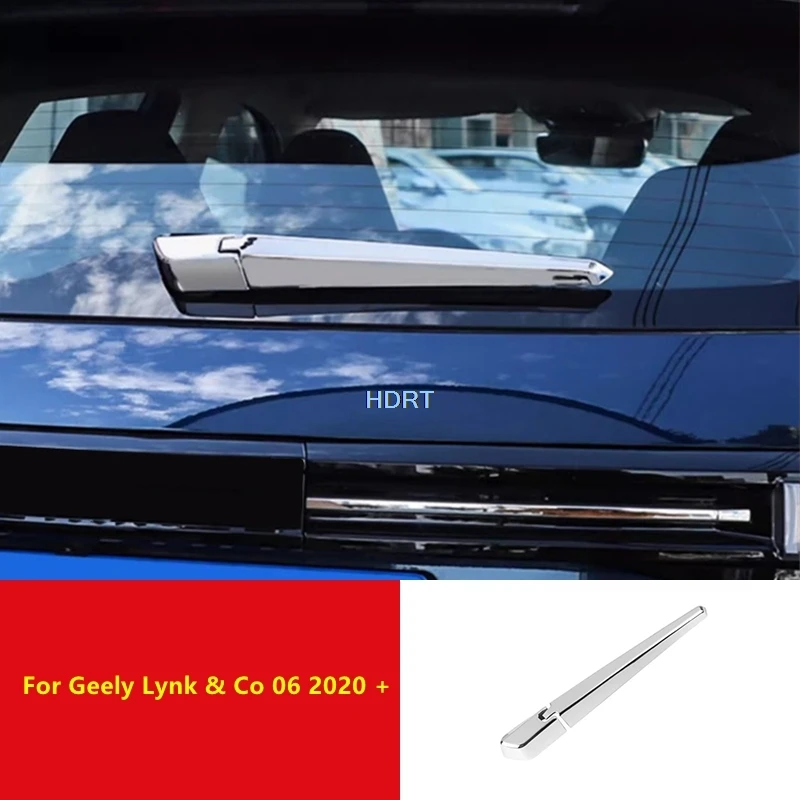 

For Geely Lynk & Co 06 2020 + Car Styling Protector Decoration Accessories Rear Trunk Windshield Window Rain Wiper Trim Cover