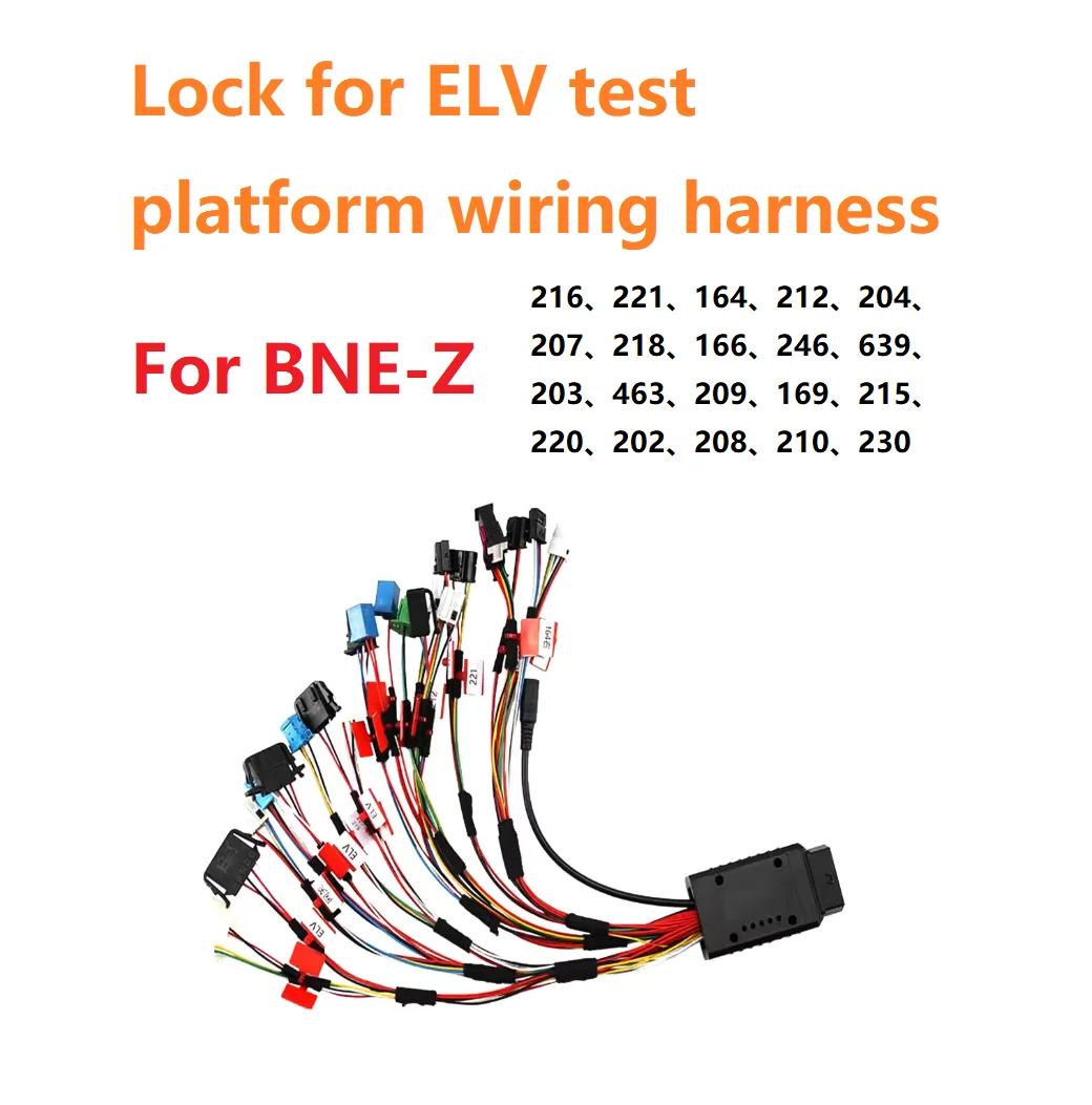 For VVDI Test Platform Wiring Harness FOR Ben-z Lock FOR ELV Test Platform Wiring Harness Key Matching Full Function