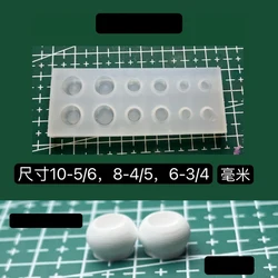 6/8/10mm Doll Eye Mold Fundus Patterned DIY Handmade Doll Accessories Plastic Molds Doll Mini Eye Mold