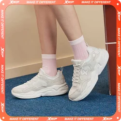 Xtep Sports Shoes For Women Autumn Fashion Comfortable Casual Shoes Increase Durability Leisure Outdoor Shoes 876318320020