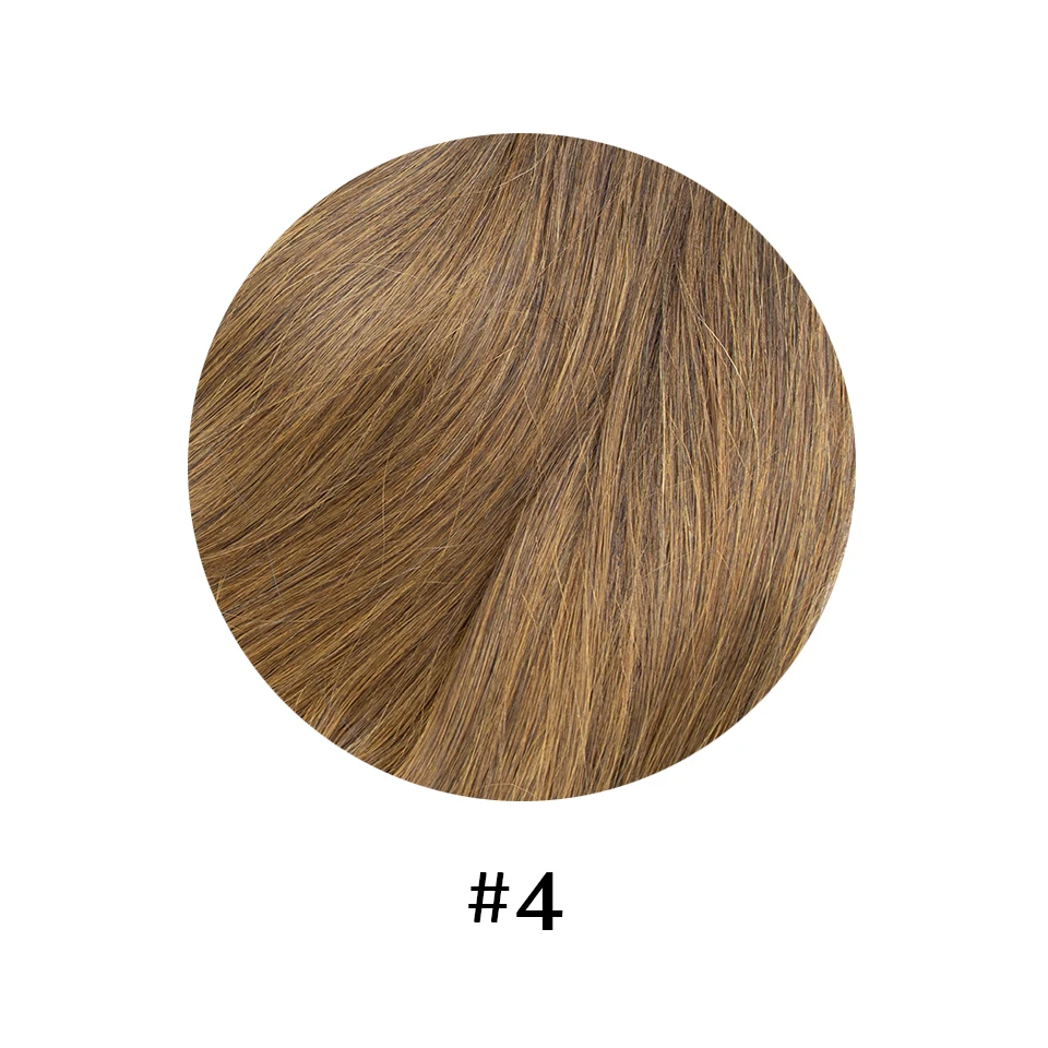 Clip in één stuk Recht 10 inch met 5 clips Menselijk haarverlenging Braziliaanse Remy-haarstukje Clip-in haarextensies Natuurlijk