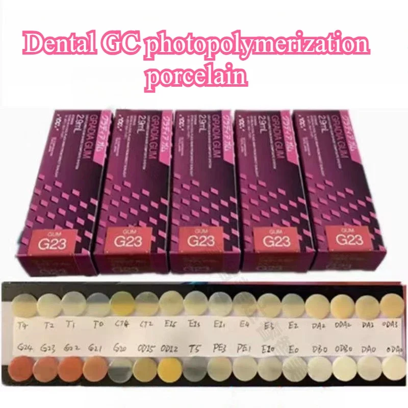 Dental Fuji GC UV Cured Hard Resin Polymer Porcelain Composite Nano Resin Dental Caries Filling Laboratory Beautiful Teeth Tools