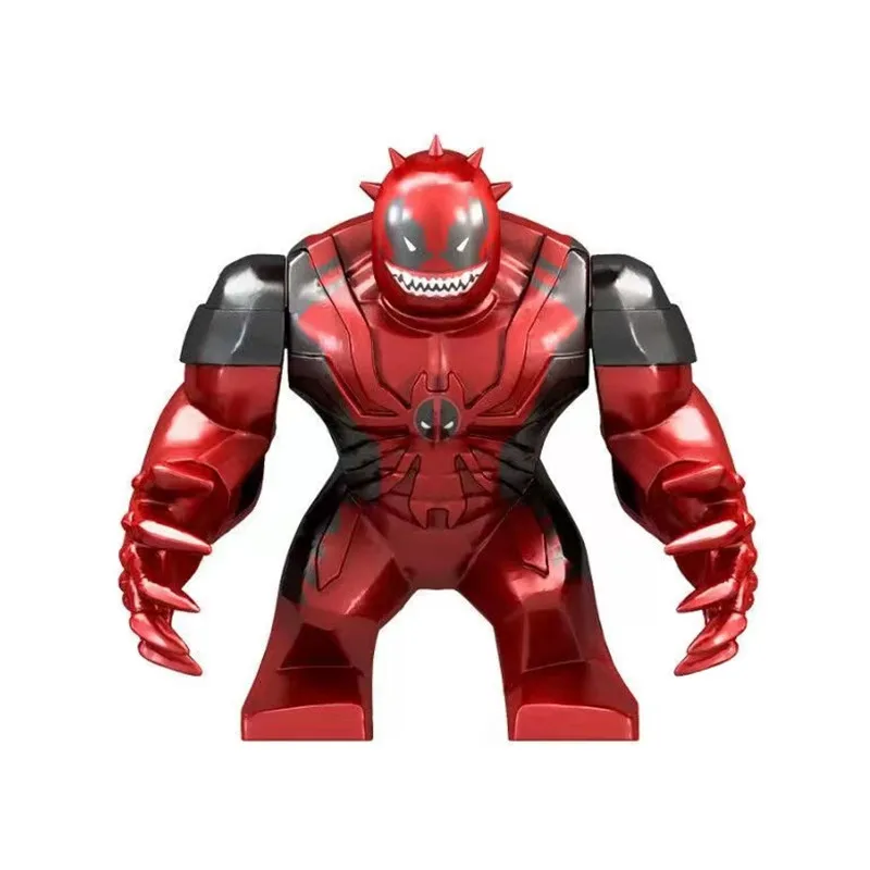 Big Size Thanos Thor Captain Carnage Venom Deadpool Wolverine America Anti-Hulk New Large Building Block Figures Toy For Kids