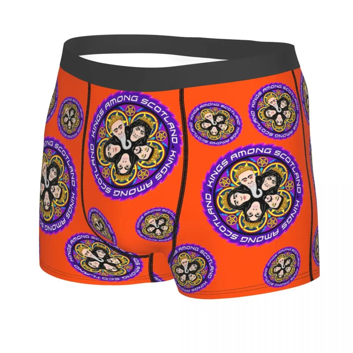 Kings Among Scotland Man's Printed Boxer Briefs Underwear Highly Breathable High Quality Birthday Gifts