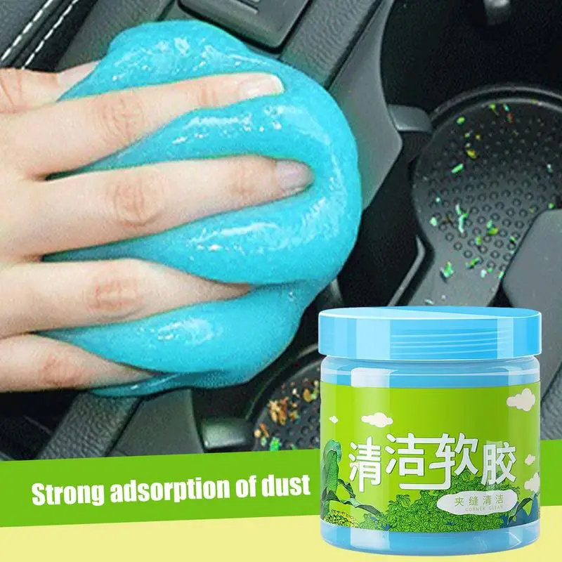 160g Car Cleaning Gel Air Vents Dashboard Crevices Laptop Keyboard Calculator Cleaning Dust Dirt Reusable Cleaning Slime Tool