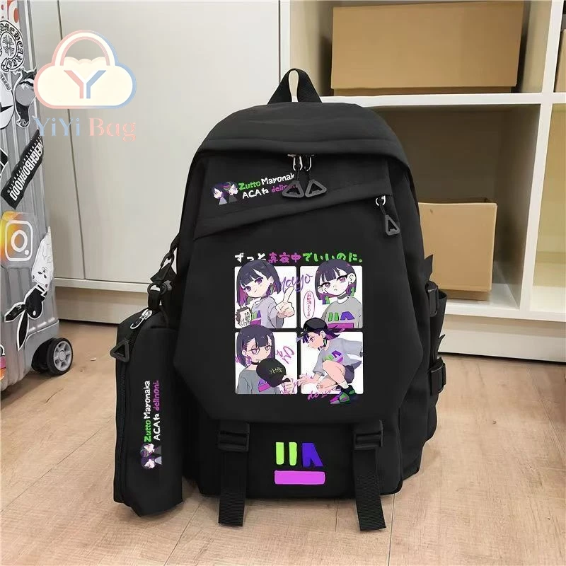 Zutto Mayonakade Iinoni Backpack ZUTOMAYO ずとまよ ACAね Cartoon Cute Print Student Backpack ZTMY ずとまよ Fans Large Capacity School Bag