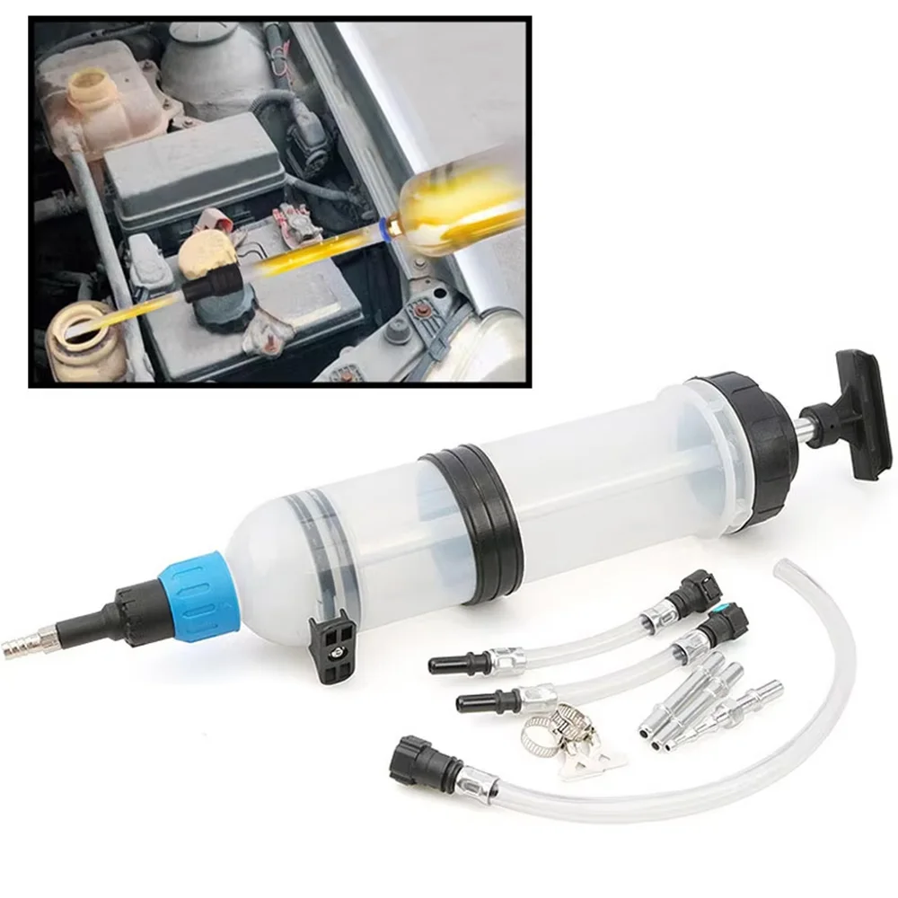 200cc 500cc 1500cc Manual Fuel Transfer Pump Oil Fluid Extractor for Car Brake Liquid Vacuum Suction Syringe Injector Tool
