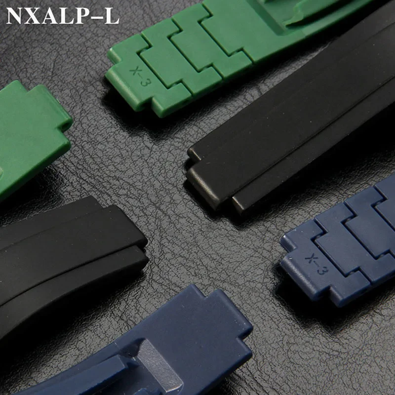 ل رولكس حزام 20 مللي متر الرجال الرياضة ساعات سيليكون الفرقة ل دايتونا الغواصة GMT يخت ماستر حزام غواص سوار مقاوم للماء