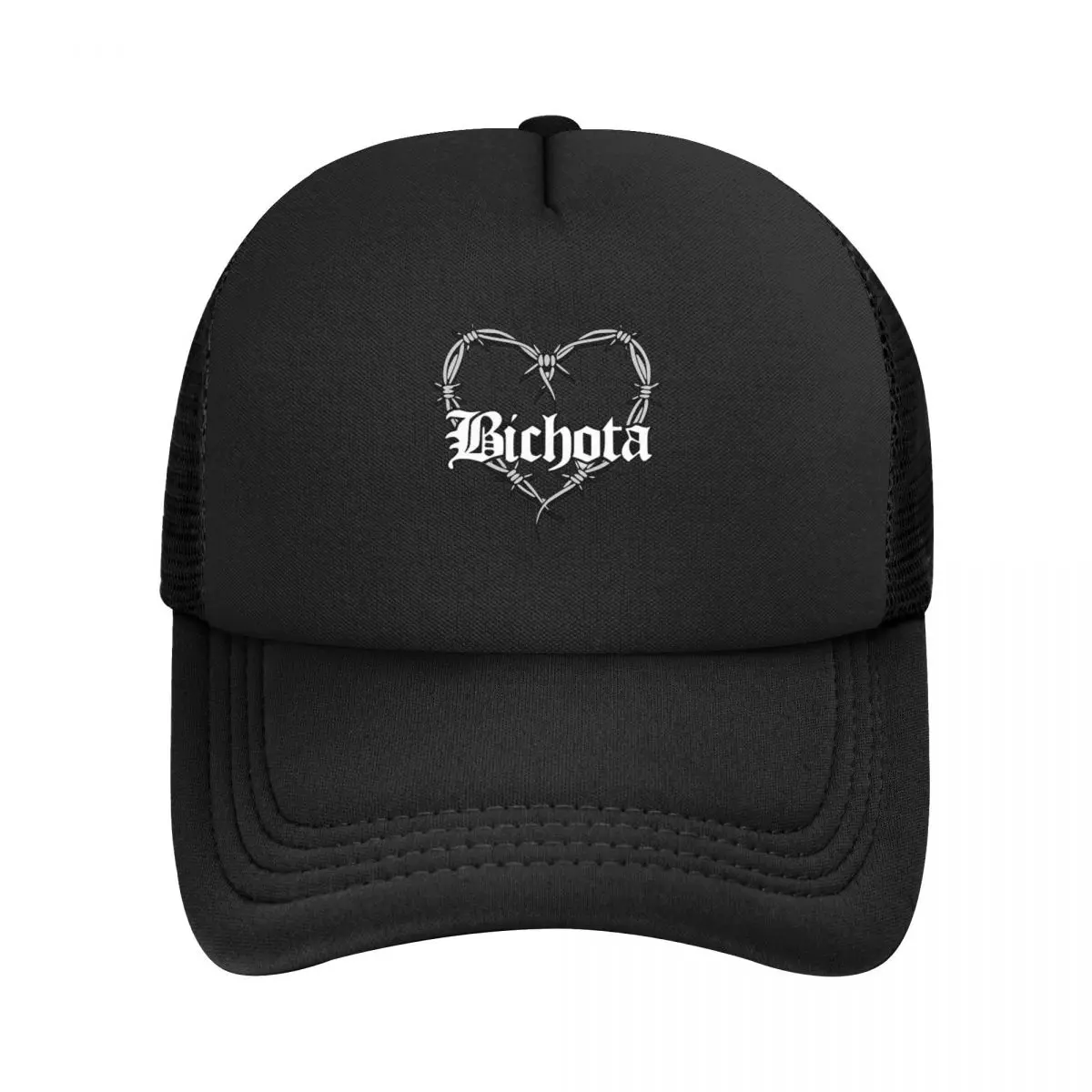 Karol G Bichota Heart Vintage Mesh Baseball Caps Unisex Hip-Hop Sun Caps Hat Snapback Caps Trucker Cap Washable Trucker Caps