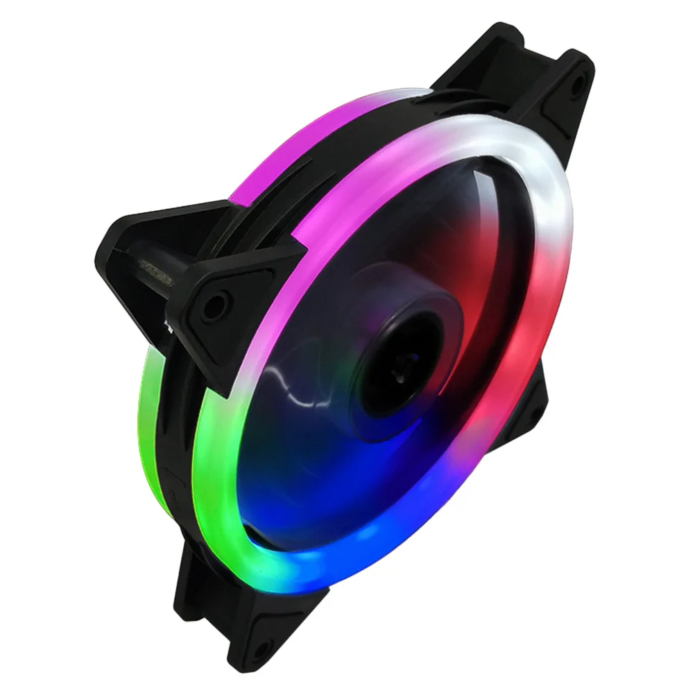 

1pc 12Cm Rgb Fan High Performance Low Noise Pc Cooling Fan For Desktop Computer Cpu Cooler Creative Design Computer