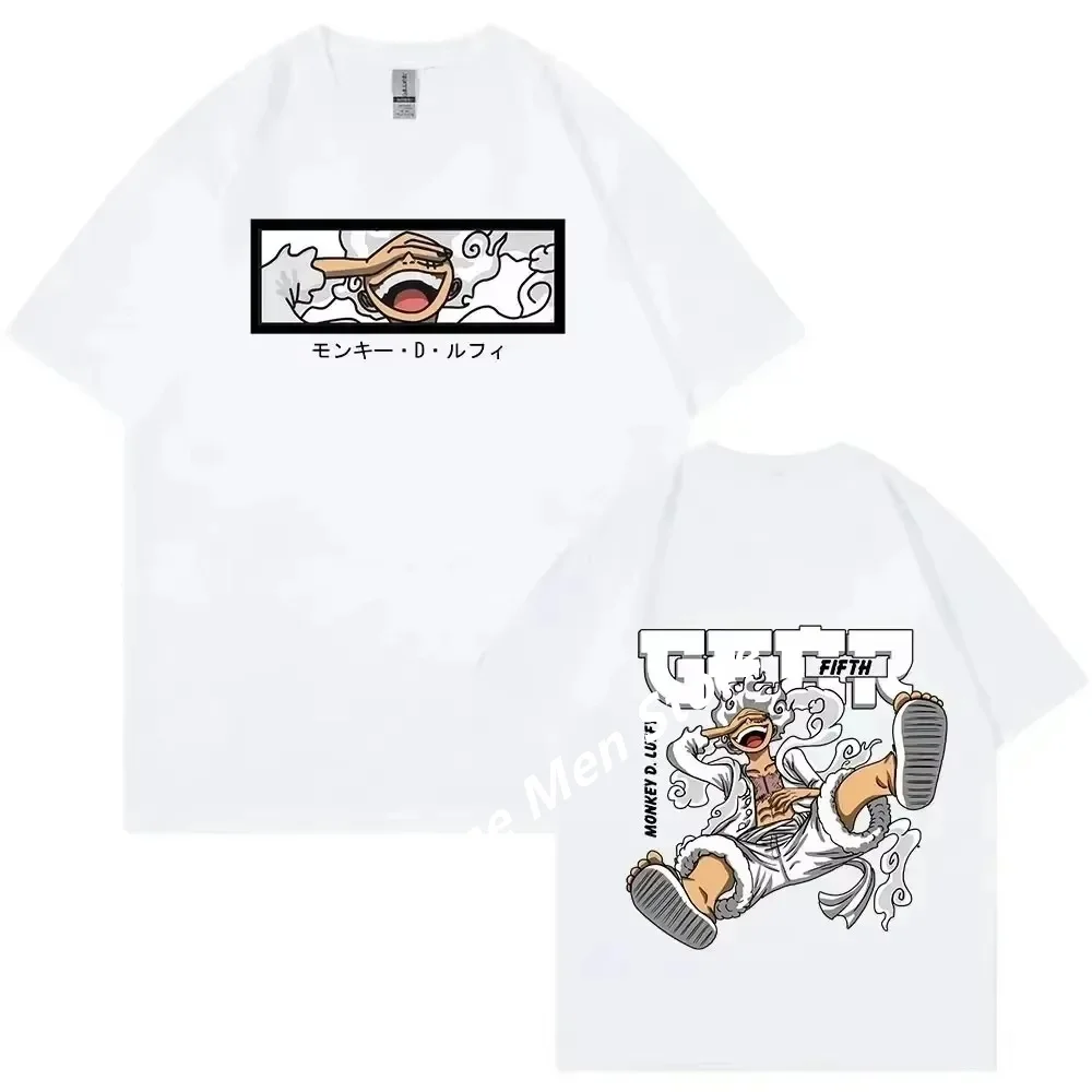 (Uniqlo）Hot Japanes One Piece Cotton Luffy Tshirt Men Cotton T Shirt Summer Women Men Cotton Oversized Tshirt Men Clothes