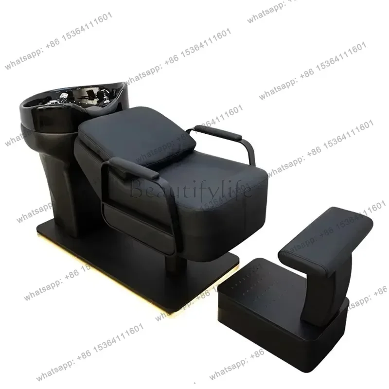

Equipment Trendy Shampoo Bed Water Supply Thaise Nordic Shampoo Bed Water Barber Circulation Barbearia Commercial Furniture