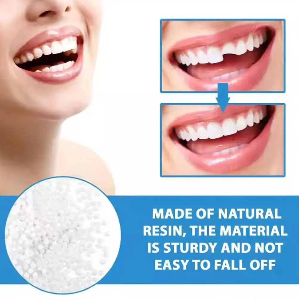 Resin Temporary Tooth Repair Teeth Gaps False Teeth Solid Glue Denture Adhesive Falseteeth Solid Glue Tooth Gap Repair Resin