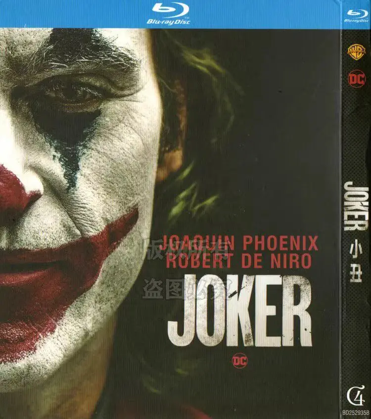 

Blu-ray Disc of the US Horror Crime Film Joker for High Definition Movie Collection