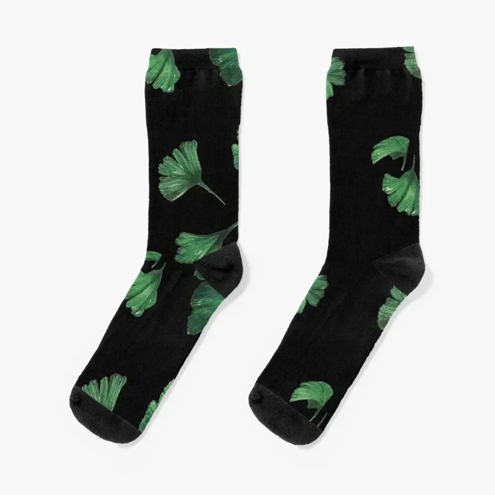 

Ginko Flying Leaves cluster Socks sports stockings luxury valentine gift ideas professional running Socks For Man Women's