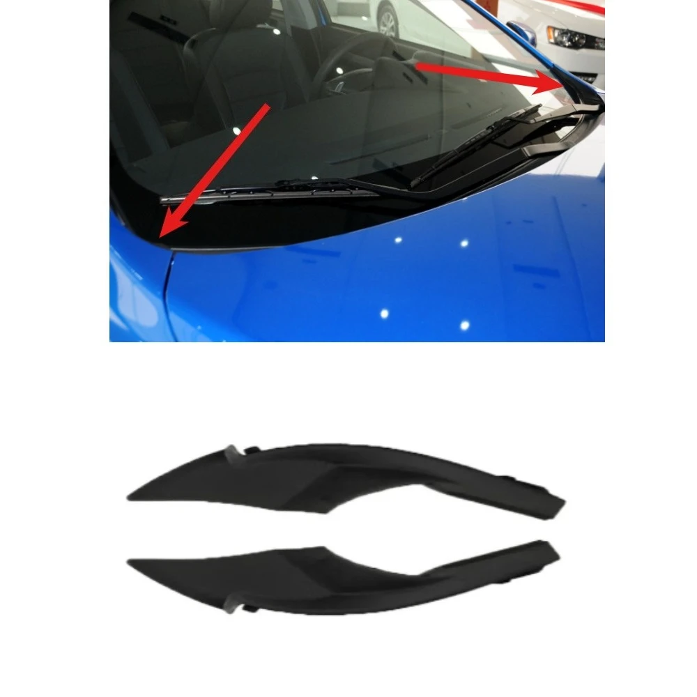 Black Wind Cowl Trim Cover Panel for Lancer CX CY CZ Front Windshield Deflector Windshield Cowl for EVO 7405A191 7405A192