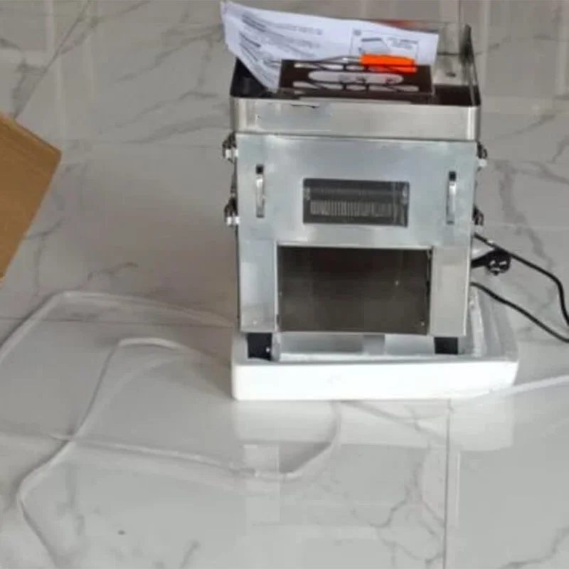 

Commercial Grade Automatic Goat Meat Cutting Machine Electric Meat Slicer Machine for Catering Exhibition