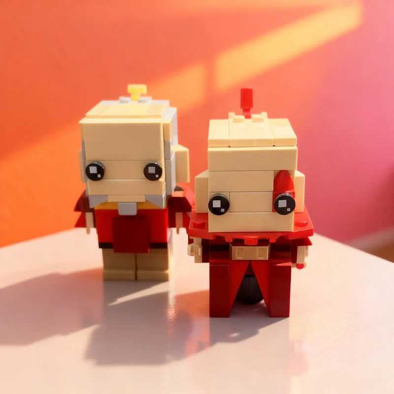 200 peças MOC Zuko Iroh Avatar O Último Dominador do Ar Brickheadz Blocos de Montar Brinquedos de Arquitetura Presentes de Natal