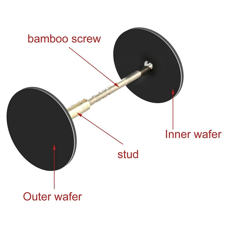8 عبوات من لوحة غطاء فتحة الباب، لوحة حشو فتحة مقبض الباب، مسامير توصيل معدنية لوحة غطاء ديدبولت (أسود)-AT30 #5