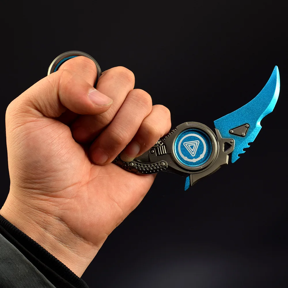 Apex Legends Raptor Karambit Knife Metal Model 15cm Outdoor Knives Toy Safety Sword Online Ninja Game Anime Sword Gift
