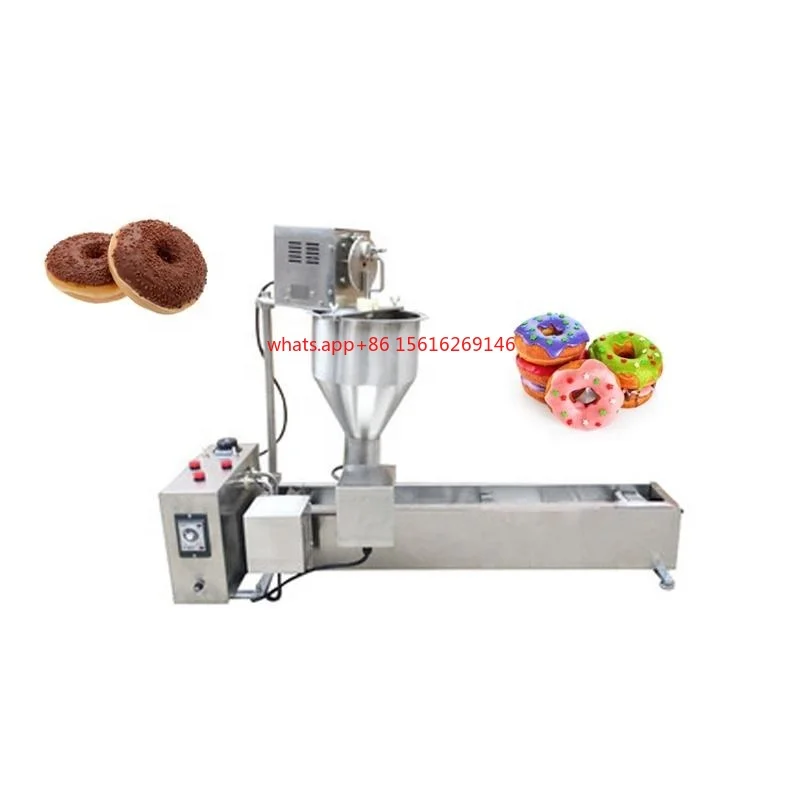 

3 Moulds Automatic Donut Maker Fryer Donut Making Frying Machine
