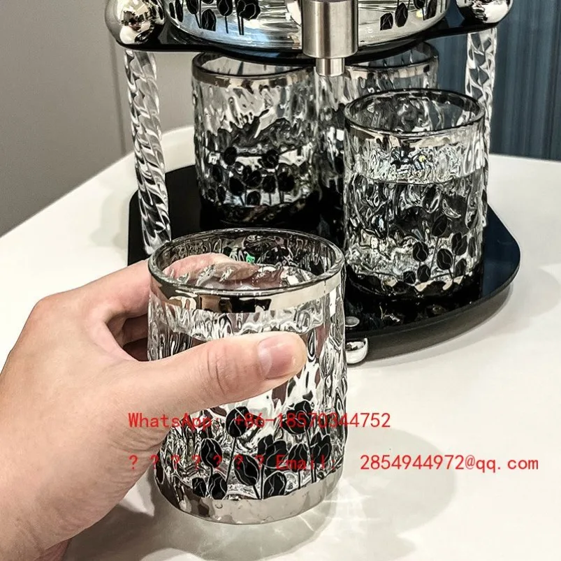 Light Luxury High-end Glass Water Cup Household Set Drinking Cup Teapot Teacup