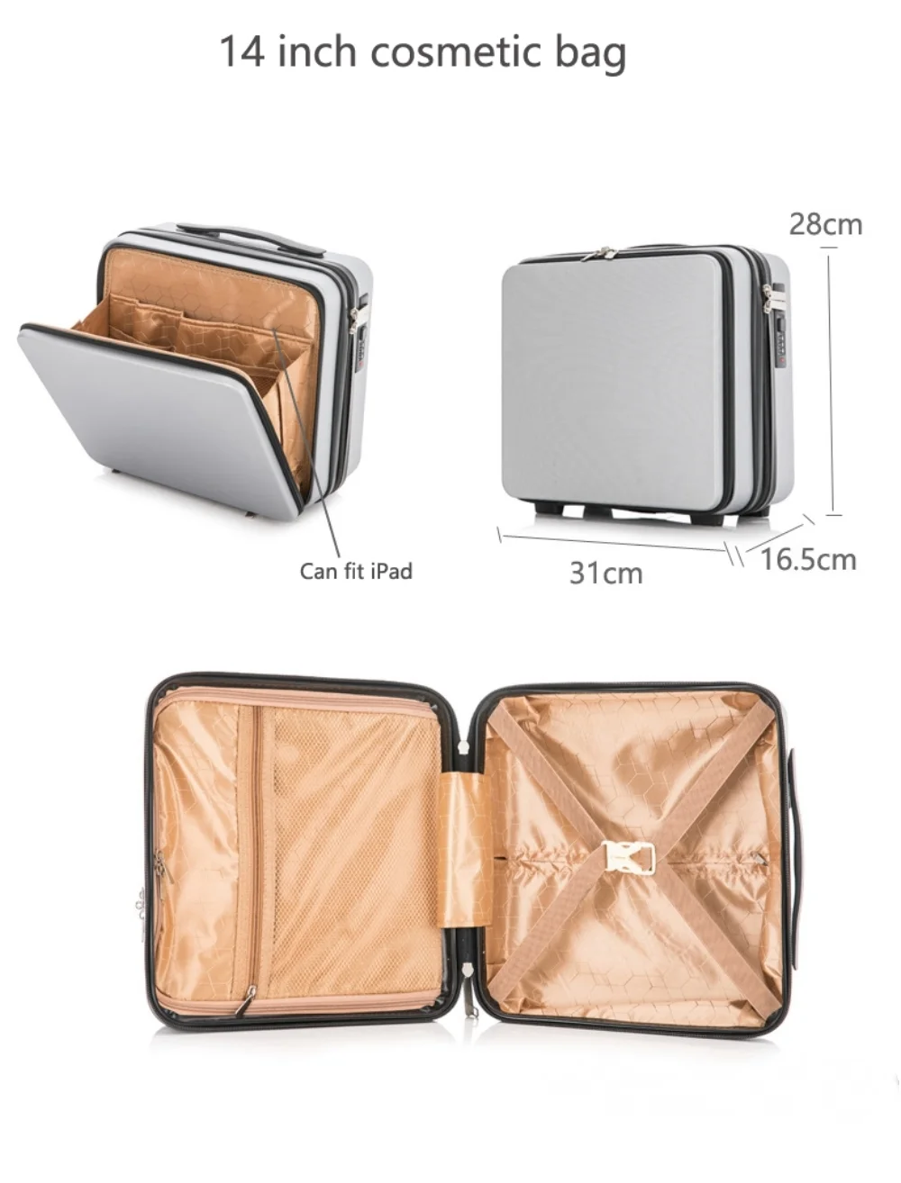 Imagem -06 - Designer 20 24 Inch Viagem de Negócios Mala Rolando Bagagem com Laptop Bolsa Universal Roda Trolley pc Box Trolley Bagagem Novo