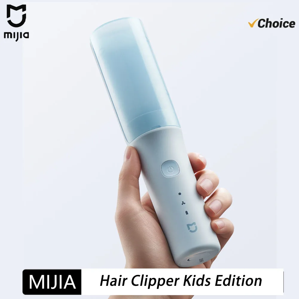 NEW MIJIA Children Hair Clipper With Hair Suction Function 60min Endurance IPX7 Waterproof Round Bead Knife Tip Baby Barber CN