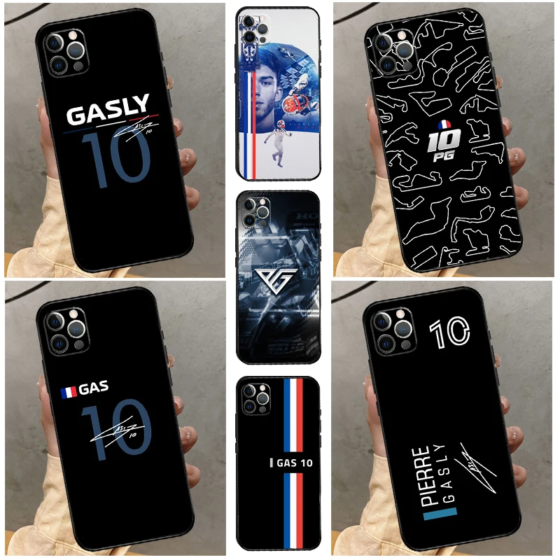 Pierre Gasly 10 Phone Case For iPhone 14 15 16 Pro Max 11 12 13 Pro X XR XS Max 14 Plus Soft Cover