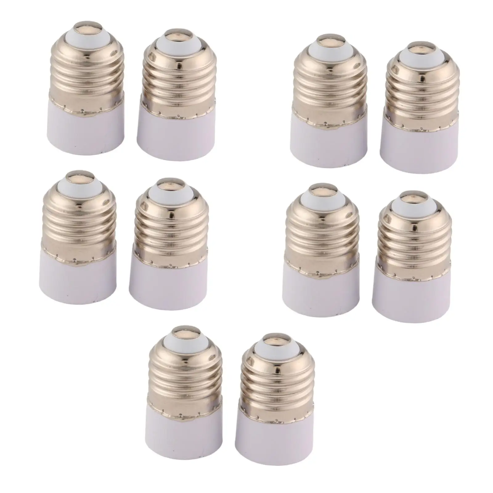10 Pieces E27 to E14 Socket Adapter Heat Resistant Screw Light Bulb Socket