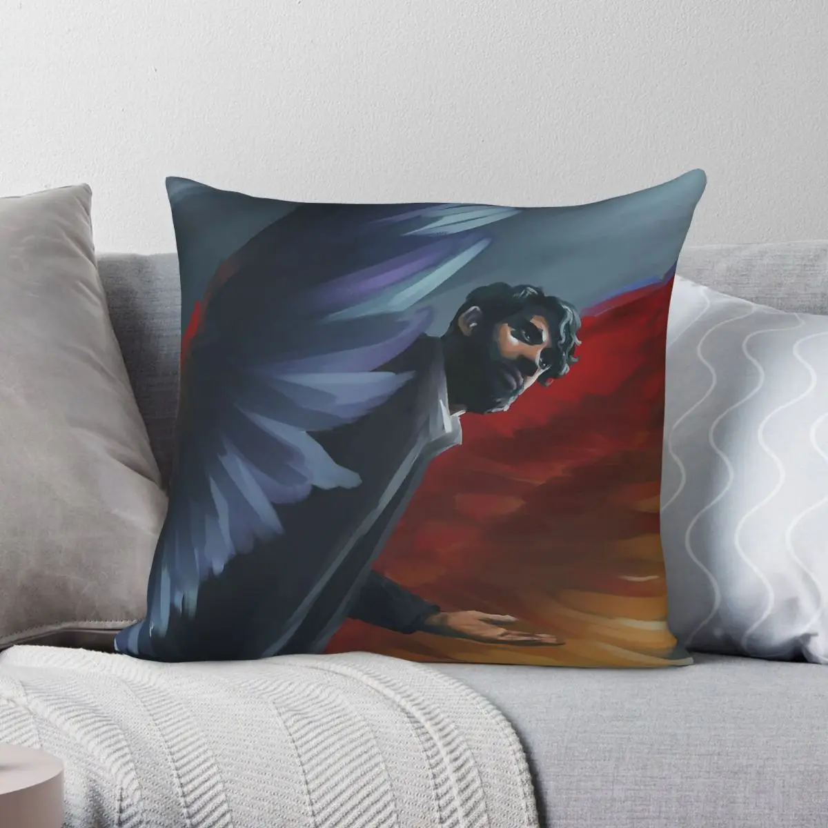 The Master And Margarita Square Pillowcase Polyester Linen Velvet Printed Zip Decor Home Cushion Cover 18