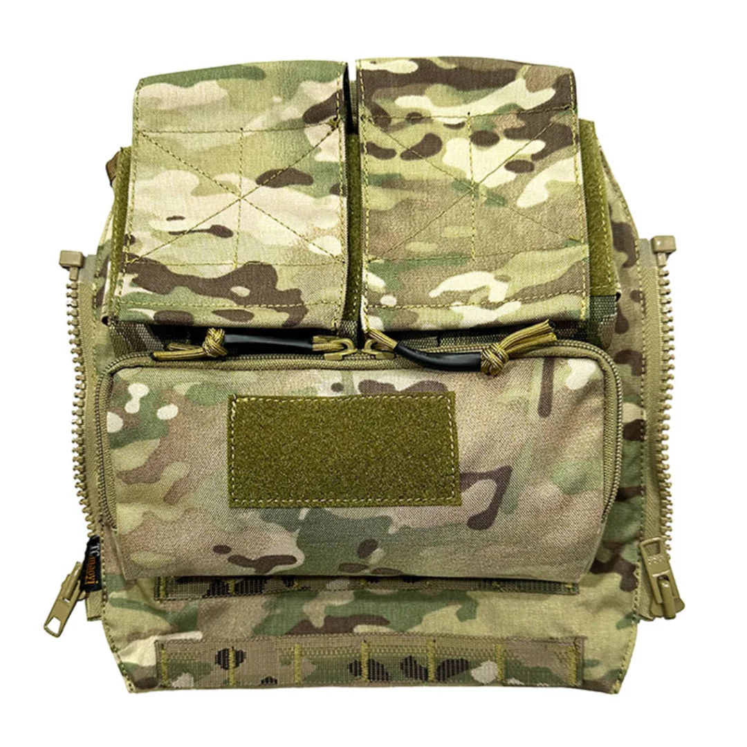 Vest Back Panel Zipper Back Panel Bag Molle Accessory Bag