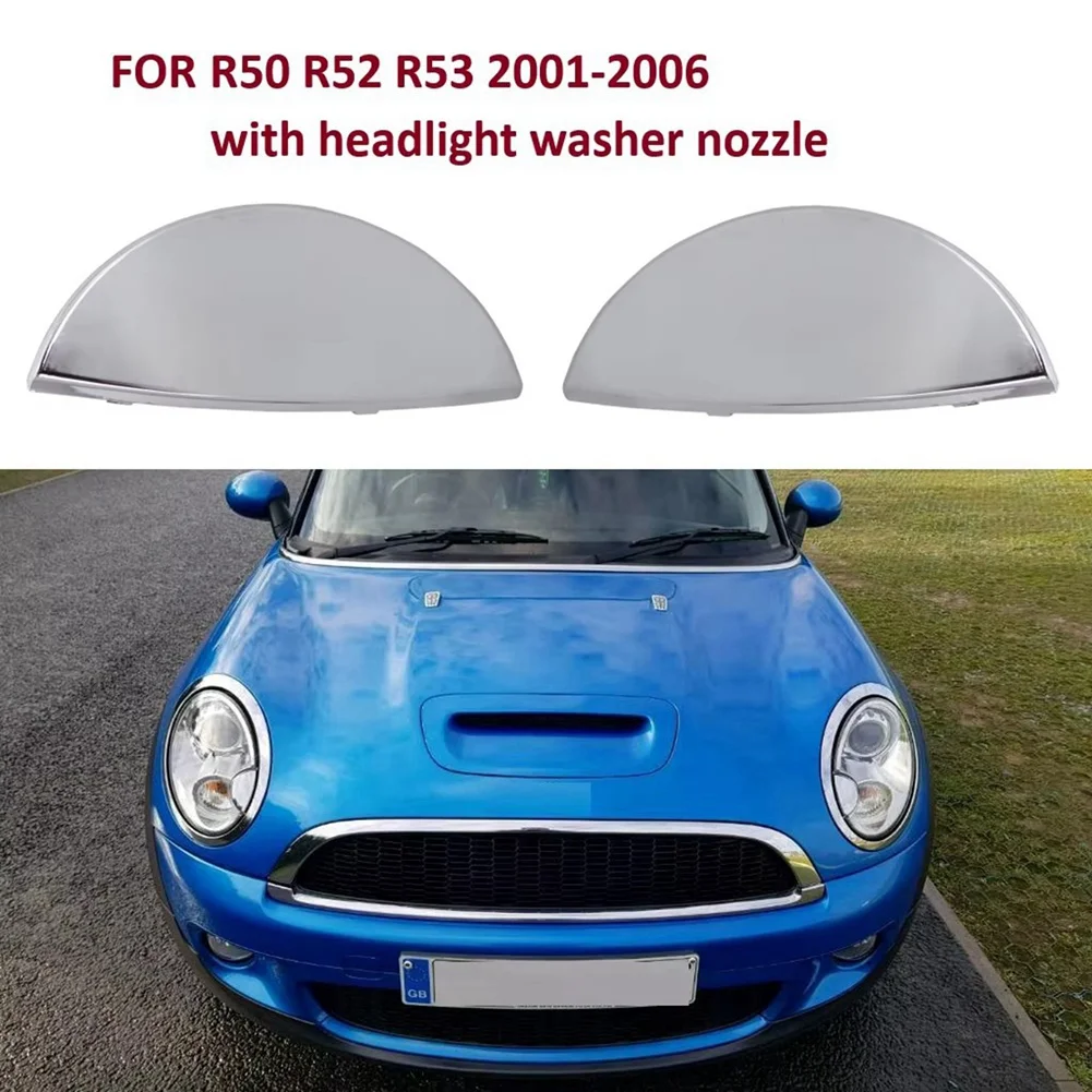 

Innovative Front Headlight Washer Water Spray Cover for Mini Cooper