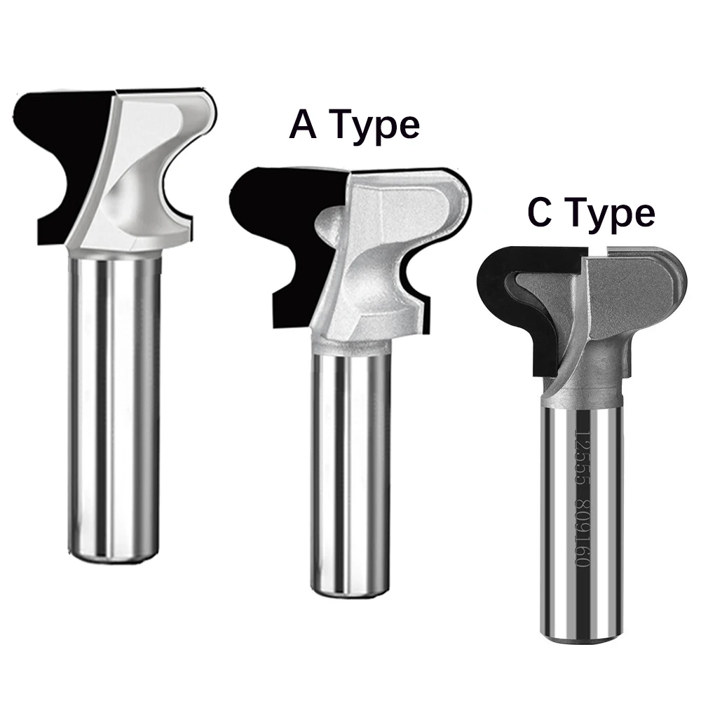 Vsharp Diamond Milling Cutter PCD Cabinet Wardrobe Drawer Handle Panel Line Modeling Router Bit Slotting Arc Nail CNC Tool