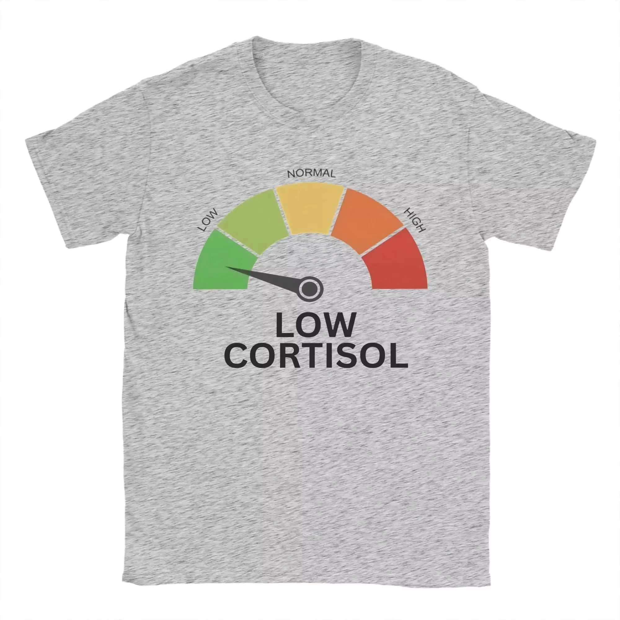 2026 summer Low Cortisol Level Meme T Shirt Beach Cotton T Shirts for Man Trendy Cool Casual Tee Shirt Short Sleeves Y2K Tops