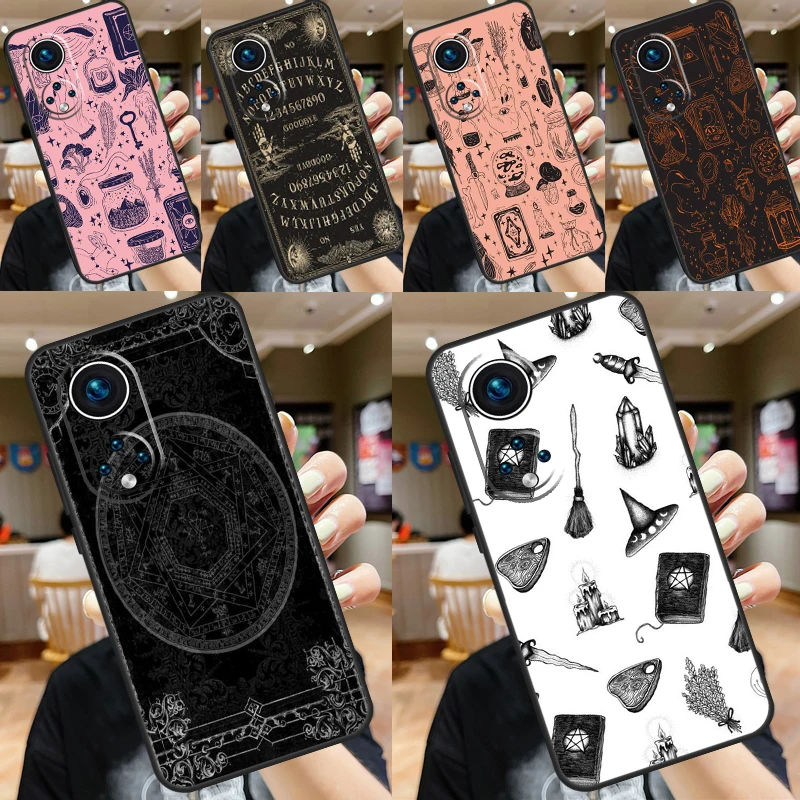 Girly Pastel Witch Goth Ouija Case For Honor 90 Lite 70 50 Magic 6 5 Pro Honor X8a X9a X6a X7a X8 X9 X8b X9b Back Cover